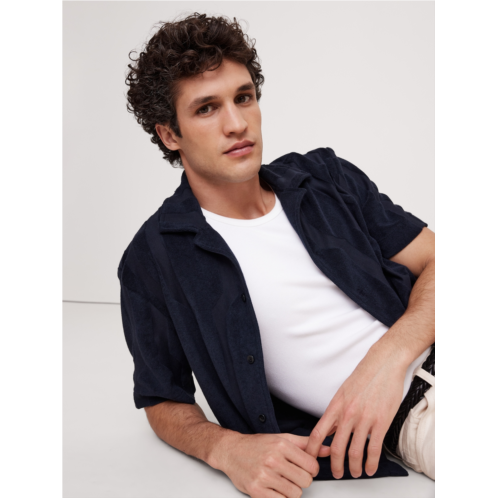 Bananarepublic Textured Terry Resort Shirt