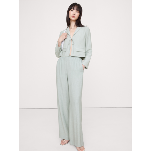 Bananarepublic Pull-On Wide-Leg Crinkle Pant