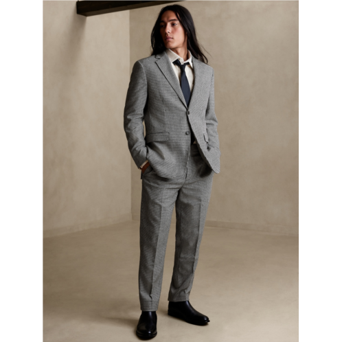 bananarepublic Tailored-Fit Houndstooth Suit Trouser