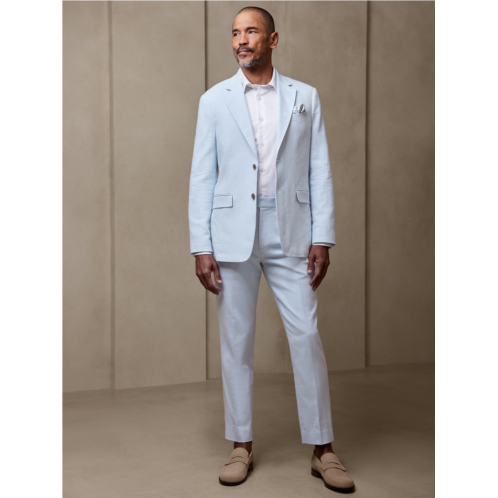 bananarepublic Canyon Tailored-Fit Linen-Blend Suit Trouser