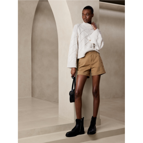 bananarepublic Flat-Front Chino Short