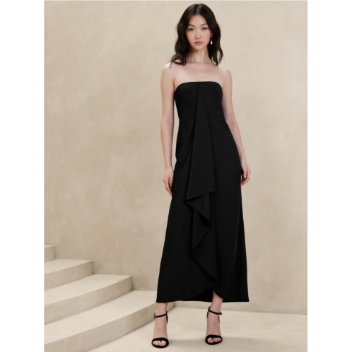 bananarepublic Drape-Front Maxi Dress