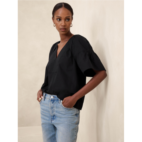 bananarepublic V-Neck Popover Shirt