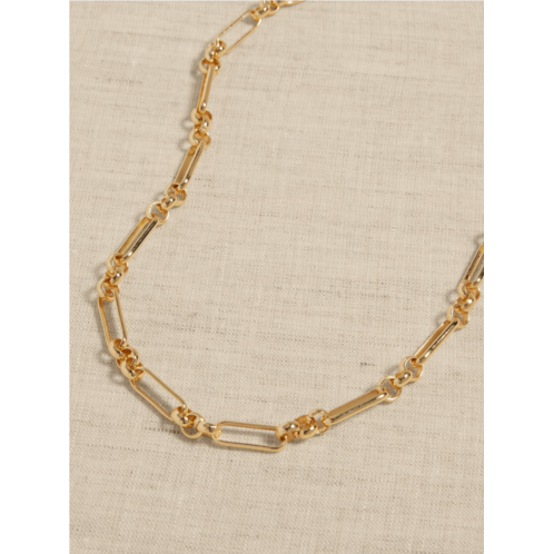 bananarepublic Layered Link Glass Pendant Necklace