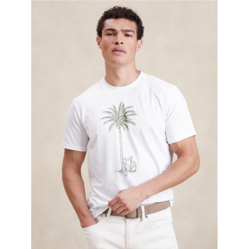 bananarepublic Single Palm Tree Graphic T-Shirt
