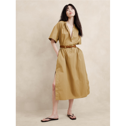 bananarepublic Poplin Kaftan Maxi Dress