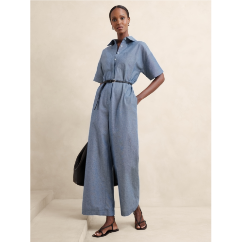 bananarepublic Tie-Waist Jumpsuit