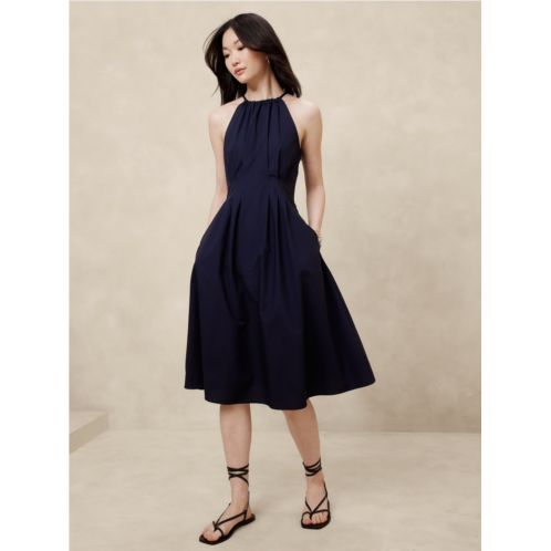 bananarepublic Poplin Halter Midi Dress