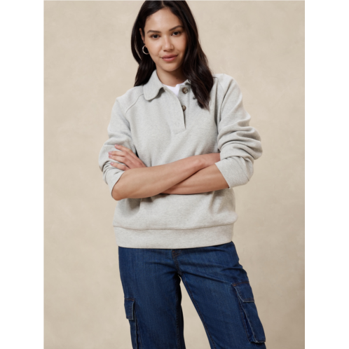 bananarepublic Double Twill Polo Sweatshirt