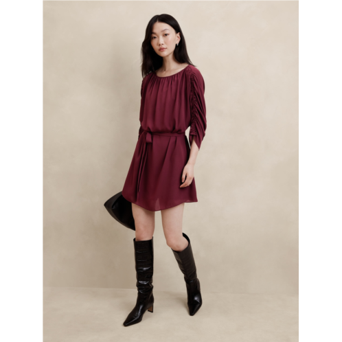 bananarepublic Shirred Mini Dress