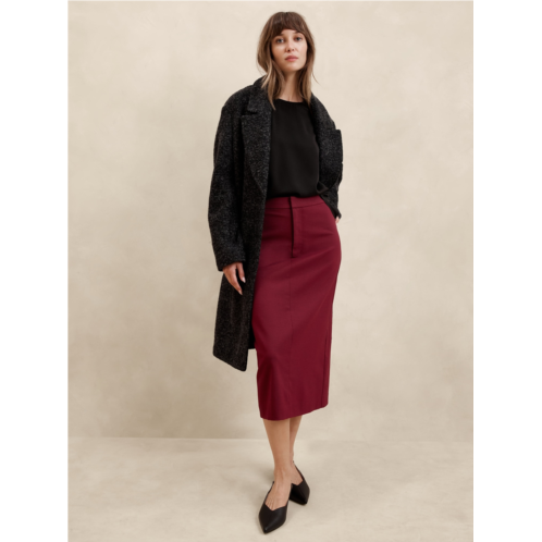 bananarepublic Stretch Twill Ryan Midi Pencil Skirt