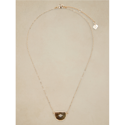 bananarepublic Labradorite Crescent Necklace