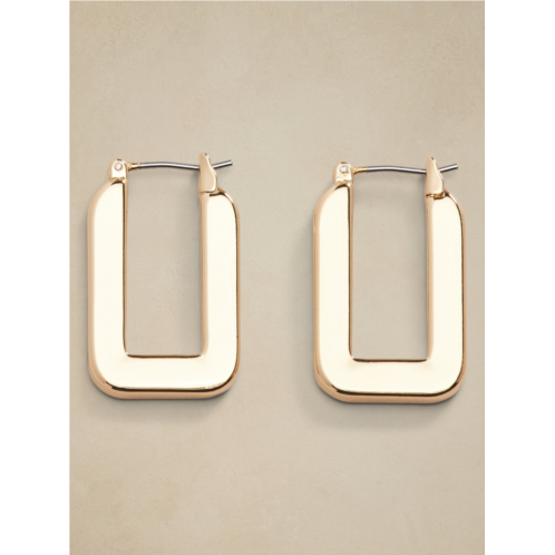 bananarepublic Squared Hoop Earrings