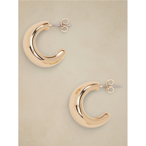 bananarepublic Chubby Curve Hoop Earrings