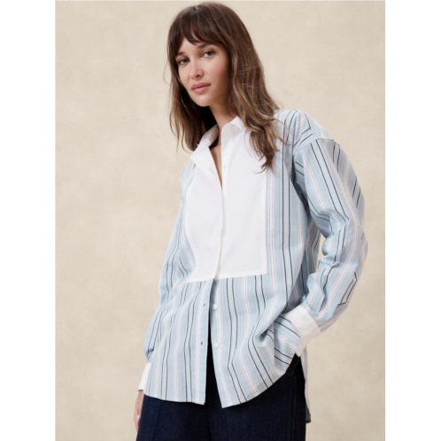 bananarepublic Oversized Tuxedo Shirt