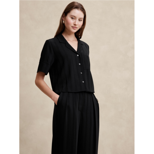 bananarepublic Silky Cropped Shirt