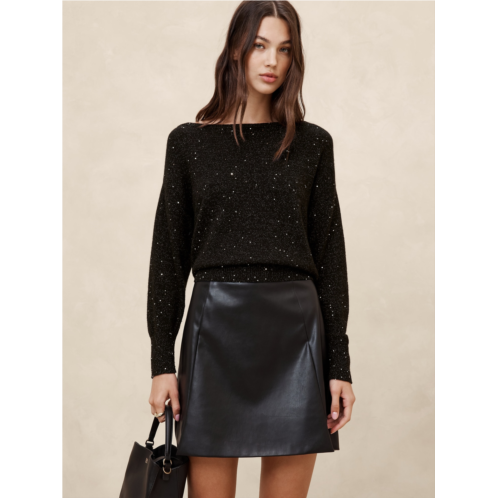 bananarepublic Asymmetrical Sequin Sweater