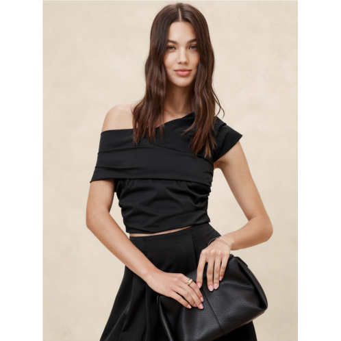 bananarepublic Taffeta Cropped Top