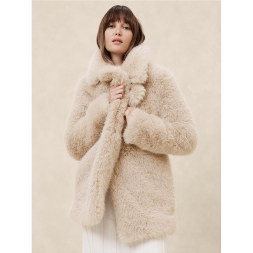 bananarepublic Faux Fur Coat