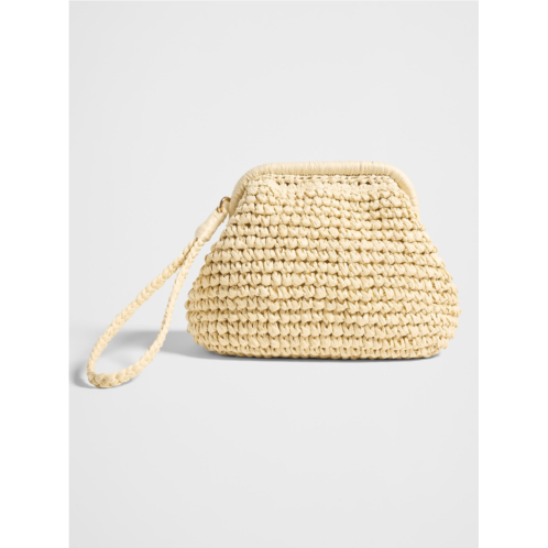 bananarepublic Straw Clutch