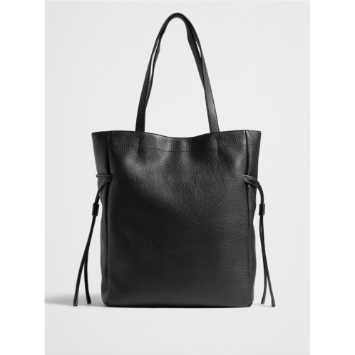 bananarepublic Vegan Leather Drawstring Tote