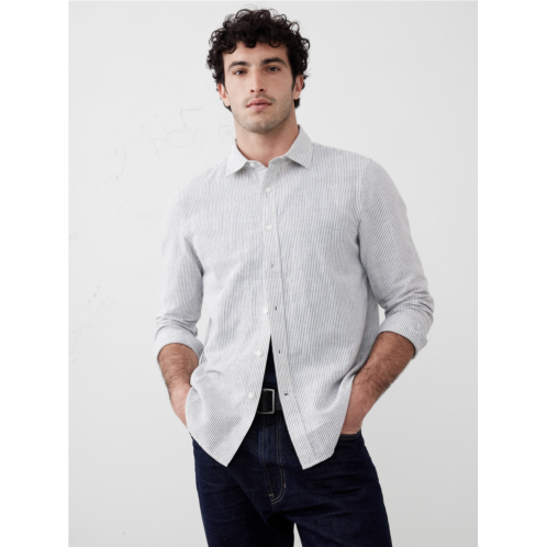 bananarepublic Slim Linen-Blend Shirt