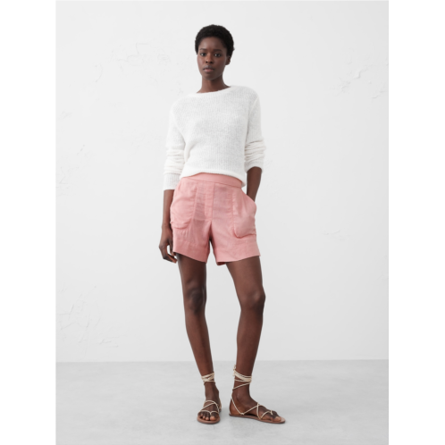 bananarepublic Linen-Blend Pull-On Short