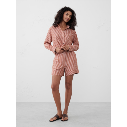 bananarepublic Linen-Blend Pull-On Short