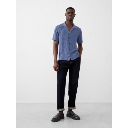 bananarepublic Linen-Blend Polo
