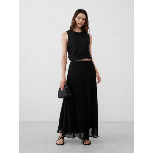bananarepublic Chiffon Maxi Skirt