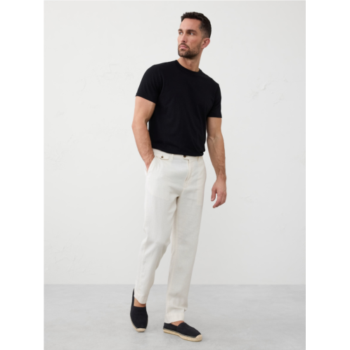 bananarepublic Slim-Straight Linen-Blend Trouser