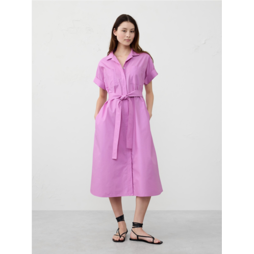bananarepublic Tie-Waist Midi Shirtdress
