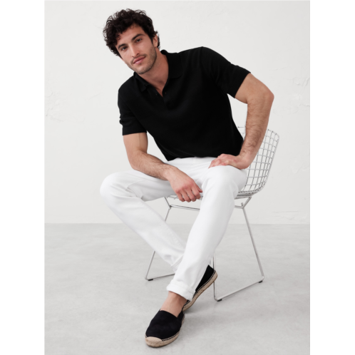 bananarepublic Mesh Striped Polo
