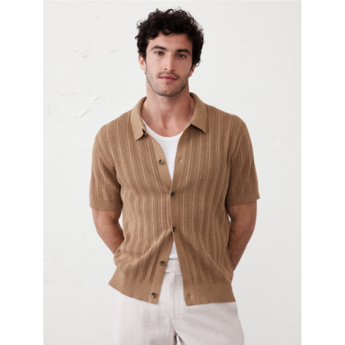 bananarepublic Textured Sweater Polo