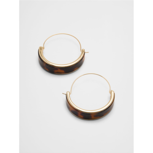 bananarepublic Resin Crescent Earrings