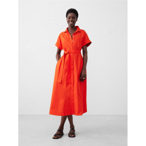 bananarepublic Tie-Waist Midi Shirtdress