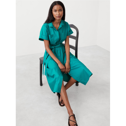 bananarepublic Tie-Waist Midi Shirtdress