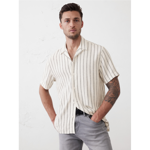 bananarepublic Standard Fit Textured Resort Shirt