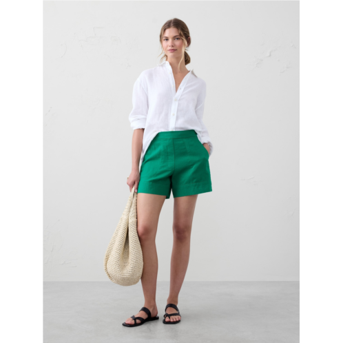 bananarepublic Linen-Blend Pull-On Short