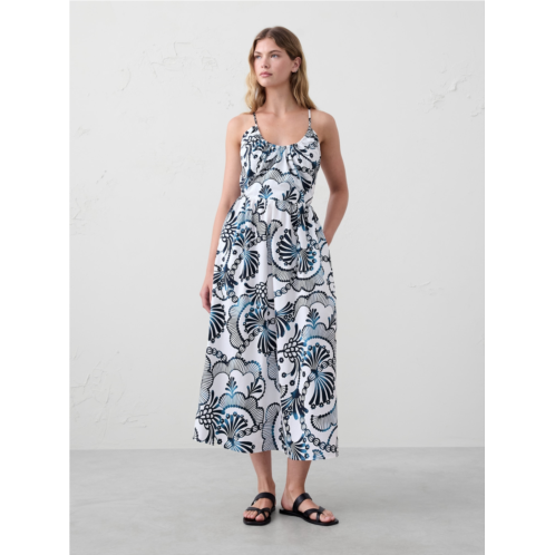 bananarepublic Poplin Halter Midi Dress