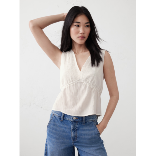 bananarepublic Pleated Crinkle Top
