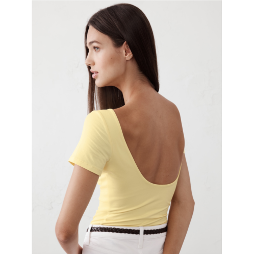 bananarepublic Soft Stretch Open-Back Top