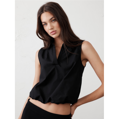 bananarepublic Poplin Collared Top
