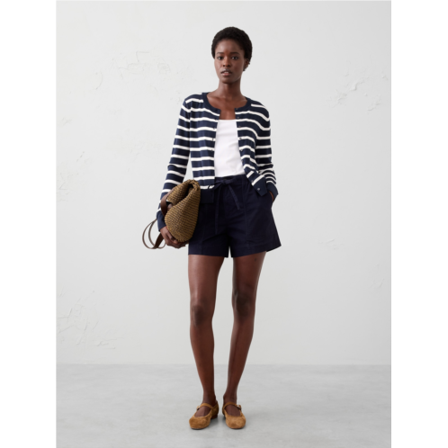 bananarepublic Forever Crew-Neck Cardigan Sweater