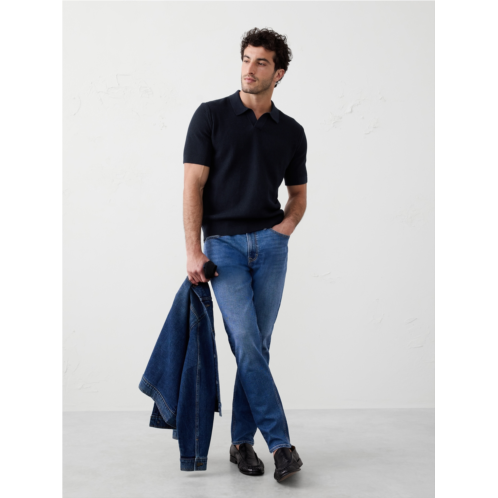 bananarepublic Refined Johnny-Collar Polo