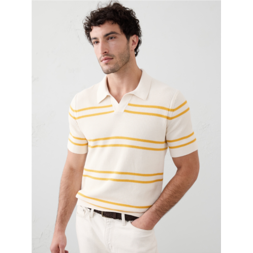 bananarepublic Refined Johnny-Collar Polo