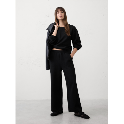 bananarepublic Wide-Leg High-Rise Scuba Pant