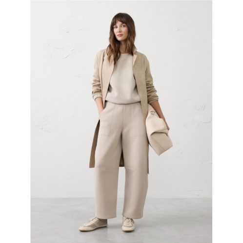 bananarepublic Slim Barrel High-Rise Scuba Pant