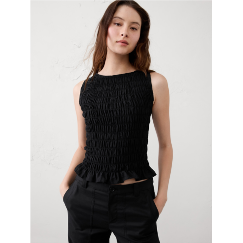 bananarepublic Boatneck Smocked Top