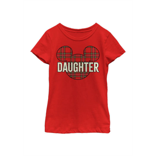 Disney  Girls 4-6x Daughter Holiday Patch Graphic T-Shirt
